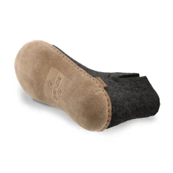 Boot with leather sole - Charcoal