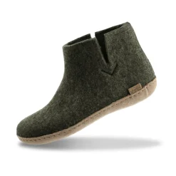 Boot with leather sole - Forest