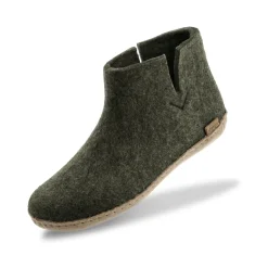 Boot with leather sole - Forest