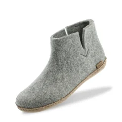 Boot with leather sole - Grey