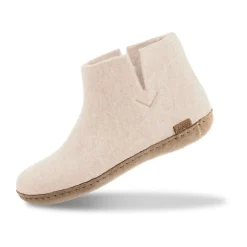 Boot with leather sole - Off white