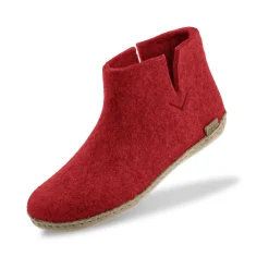 Boot with leather sole - Red