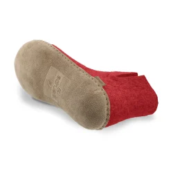 Boot with leather sole - Red