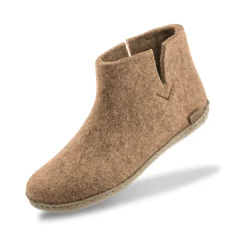 Boot with leather sole - Sand