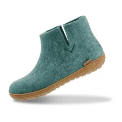 Boot with natural rubber sole - honey - North Sea
