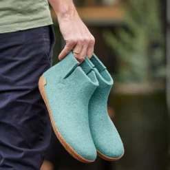 Boot with natural rubber sole - honey - North Sea