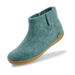 Boot with natural rubber sole - honey - North Sea