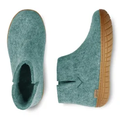 Boot with natural rubber sole - honey - North Sea