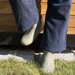 Boot with natural rubber sole - honey - Moss