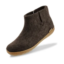Boot with natural rubber sole - honey - Chestnut