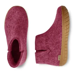 Boot with natural rubber sole - honey - Cranberry