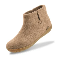 Boot with natural rubber sole - honey - Sand