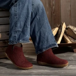 Boot with natural rubber sole - honey - Beet