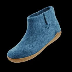 Boot with natural rubber sole - honey - Petrol