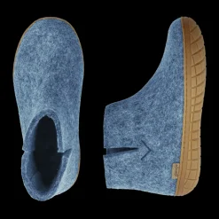 Boot with natural rubber sole - honey - Petrol