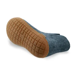 Boot with natural rubber sole - honey - Denim