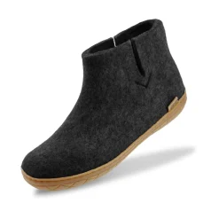 Boot with natural rubber sole - honey - Charcoal