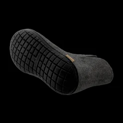 Boot with natural rubber sole - black - Charcoal