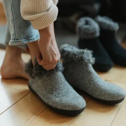 Boot with wool shaft - Limited edition - Grey