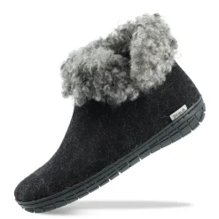 Boot with wool shaft - Limited edition - Charcoal