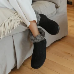 Boot with wool shaft - Limited edition - Charcoal