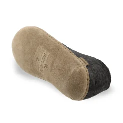 Shoe with leather sole - Charcoal