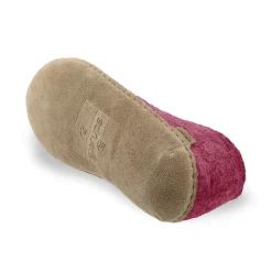 Shoe with leather sole - Cranberry