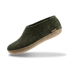 Shoe with leather sole - Forest