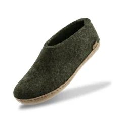 Shoe with leather sole - Forest