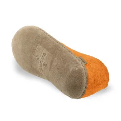 Shoe with leather sole - Orange