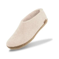 Shoe with leather sole - Off white