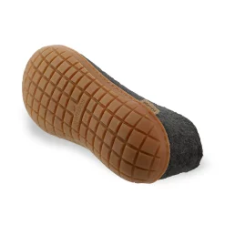 Shoe with natural rubber sole - honey - Charcoal