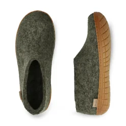 Shoe with natural rubber sole - honey - Forest