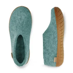Shoe with natural rubber sole - honey - North Sea
