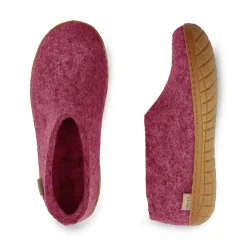 Shoe with natural rubber sole - honey - Cranberry