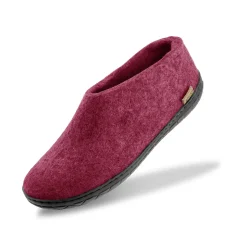 Shoe with natural rubber sole - black - Cranberry