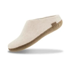 Slip-on with leather sole - Off white