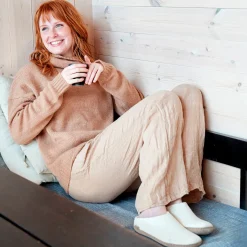 Slip-on with leather sole - Off white