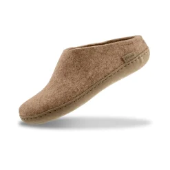 Slip-on with leather sole - Sand
