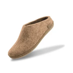 Slip-on with leather sole - Sand