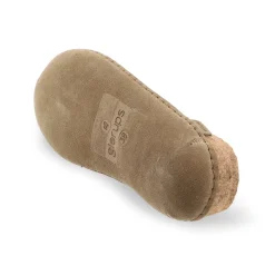 Slip-on with leather sole - Sand