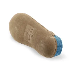 Slip-on with leather sole - Petrol