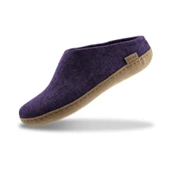 Slip-on with leather sole - Purple