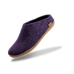 Slip-on with leather sole - Purple