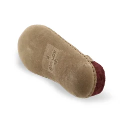 Slip-on with leather sole - Beet