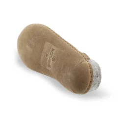 Slip-on with leather sole - Grey