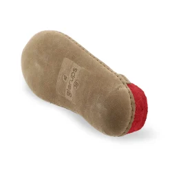 Slip-on with leather sole - Red