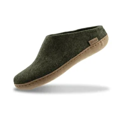 Slip-on with leather sole - Forest