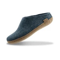 Slip-on with leather sole - Denim