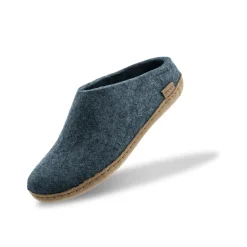 Slip-on with leather sole - Denim